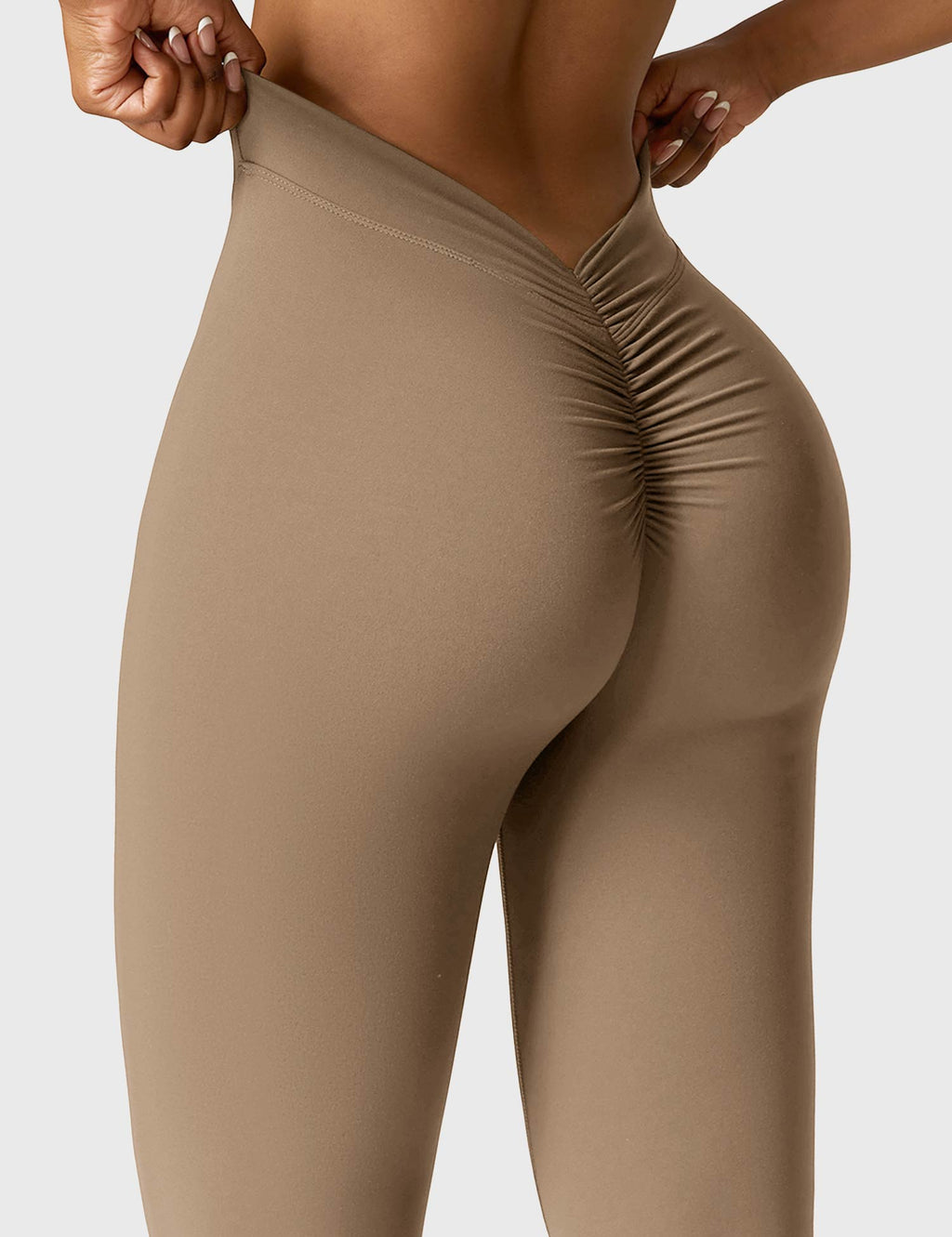 Legging Flare Sculptant Femme – Legging Taille Haute Avec Effet Scrunch