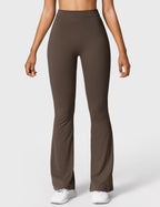 Legging Flare Sculptant Femme – Legging Taille Haute Avec Effet Scrunch
