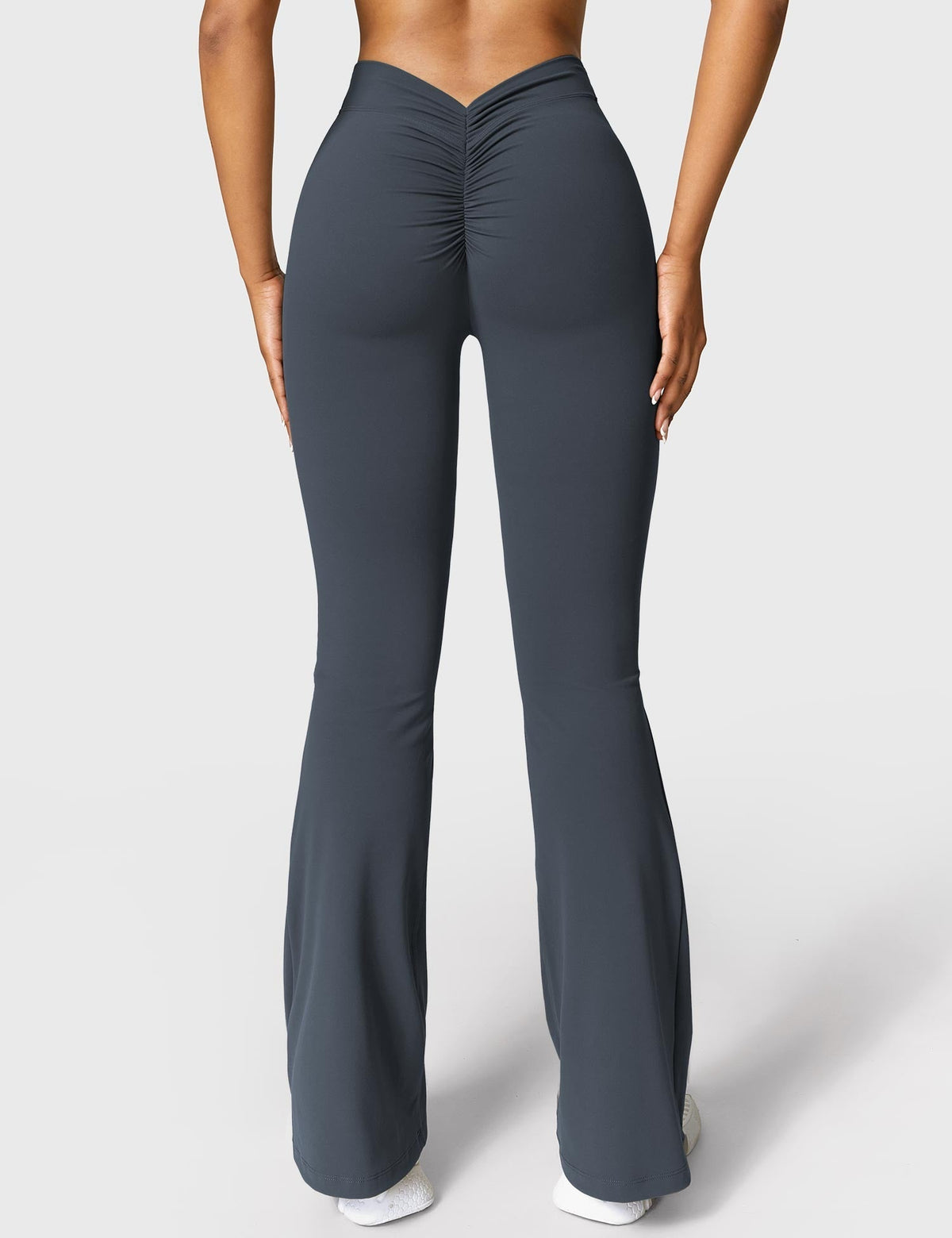 Legging Flare Sculptant Femme – Legging Taille Haute Avec Effet Scrunch