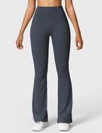 Legging Flare Sculptant Femme – Legging Taille Haute Avec Effet Scrunch