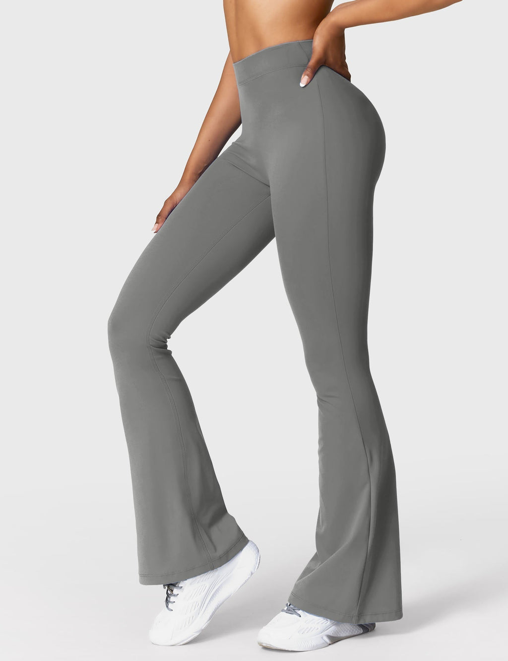 Legging Flare Sculptant Femme – Legging Taille Haute Avec Effet Scrunch