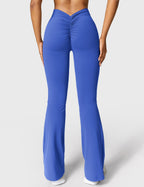 Legging Flare Sculptant Femme – Legging Taille Haute Avec Effet Scrunch