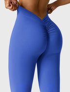 Legging Flare Sculptant Femme – Legging Taille Haute Avec Effet Scrunch
