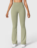 Legging Flare Sculptant Femme – Legging Taille Haute Avec Effet Scrunch
