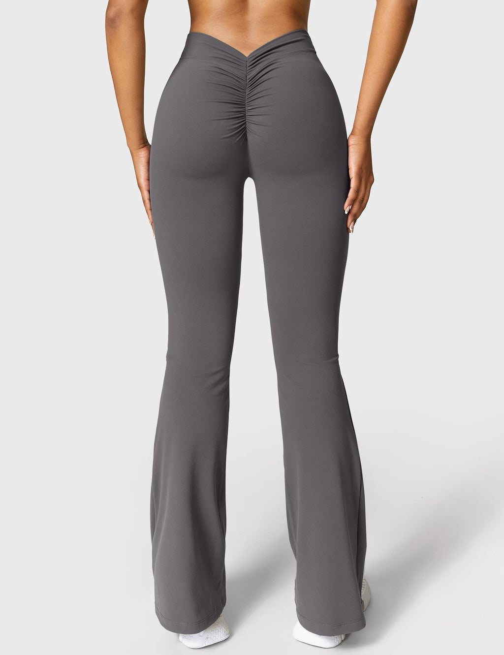 Legging Flare Sculptant Femme – Legging Taille Haute Avec Effet Scrunch