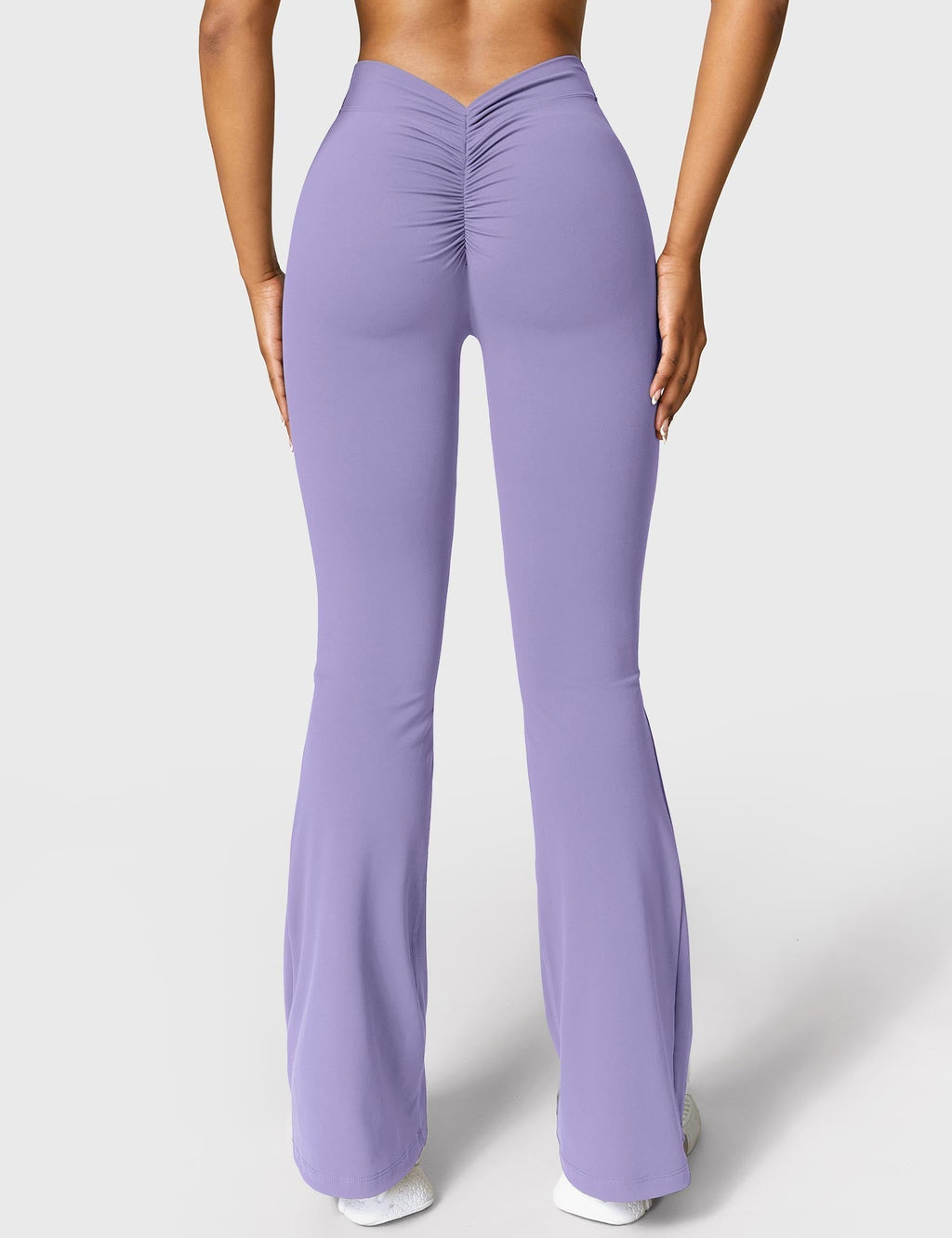 Legging Flare Sculptant Femme – Legging Taille Haute Avec Effet Scrunch