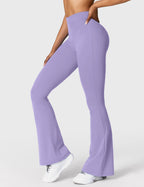 Legging Flare Sculptant Femme – Legging Taille Haute Avec Effet Scrunch