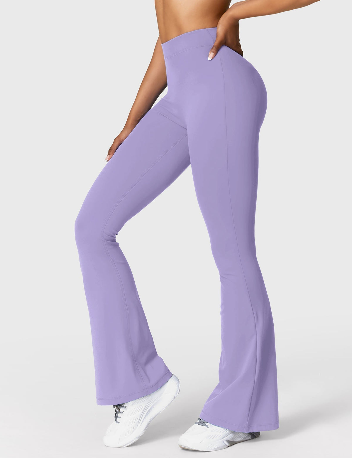 Legging Flare Sculptant Femme – Legging Taille Haute Avec Effet Scrunch