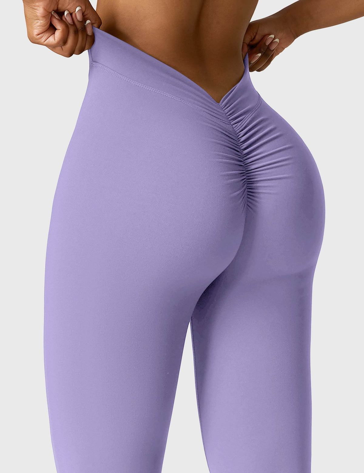 Legging Flare Sculptant Femme – Legging Taille Haute Avec Effet Scrunch