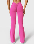 Legging Flare Sculptant Femme – Legging Taille Haute Avec Effet Scrunch