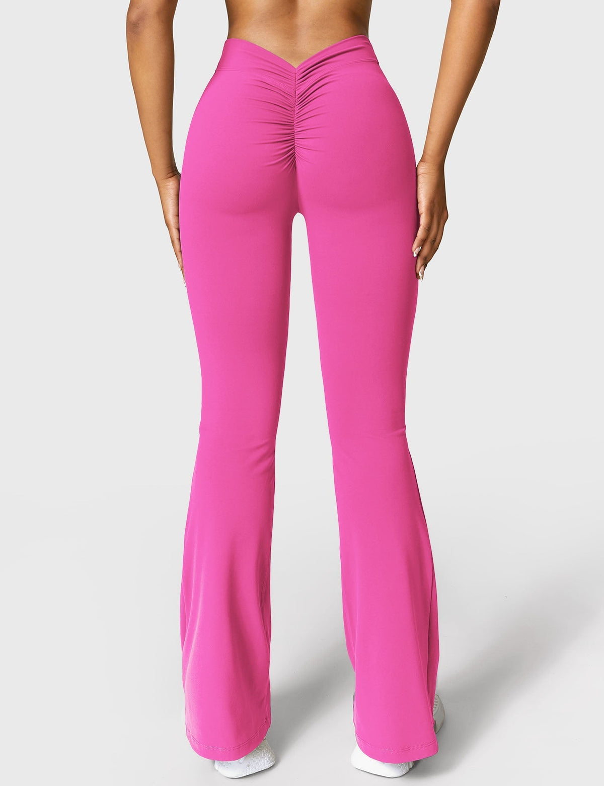 Legging Flare Sculptant Femme – Legging Taille Haute Avec Effet Scrunch
