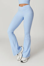 Legging Flare Sculptant Femme – Legging Taille Haute Avec Effet Scrunch